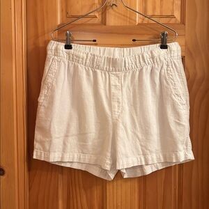 Old Navy Cream Linen Shorts
